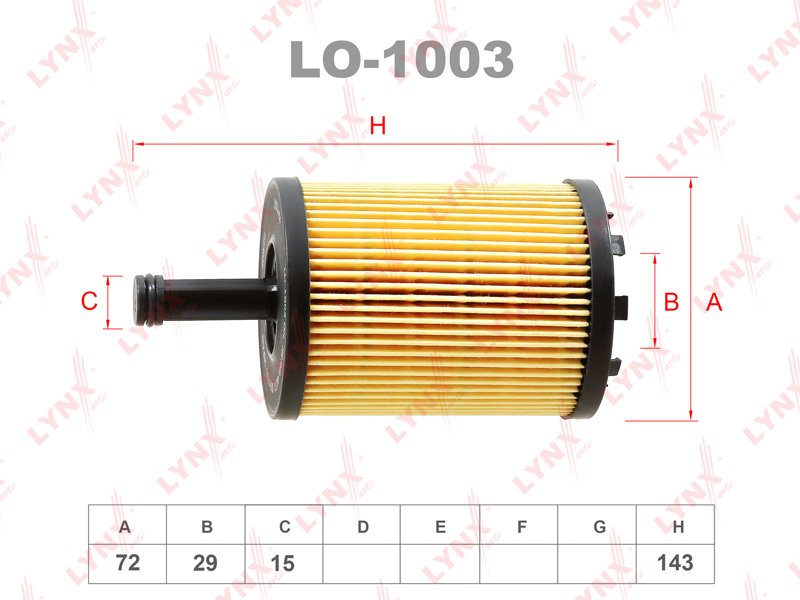 LYNXauto масляный фильтр LO1003 - ForteMarket LYNXauto масляный фильтр LO1003 купить,2499