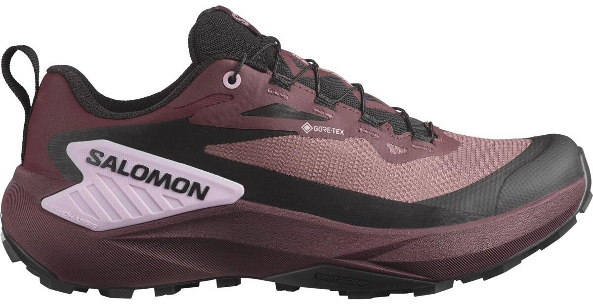 Треккинговые кроссовки Salomon бронзовый, фиолетовый