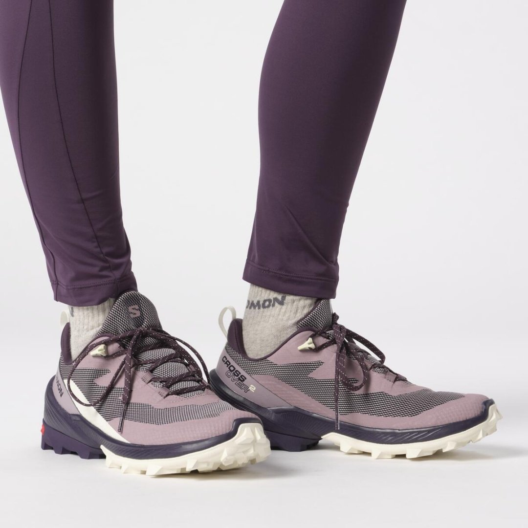 Треккинговые кроссовки Salomon фиолетовый купить,NaN