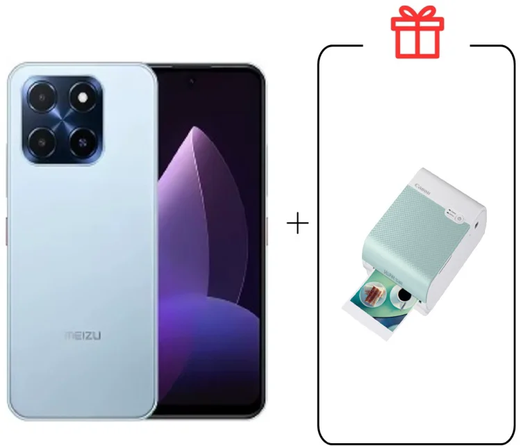 Смартфон Meizu MBLU 22 4/128GB синий + подарок купить,NaN