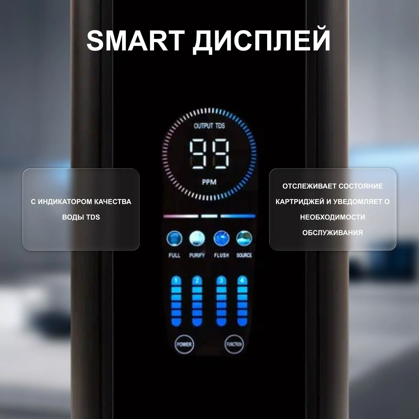 Фильтр для воды RO-910 Smart с обратным осмосом 
