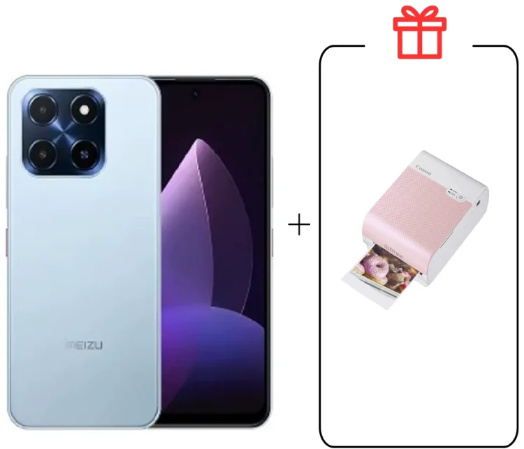 Смартфон Meizu MBLU 22 4/128GB синий + подарок купить,NaN