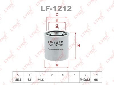 LYNX топливный фильтр LF-1212 купить,4264