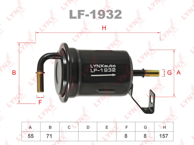 LYNXauto топливный фильтр LF1932 купить,9228