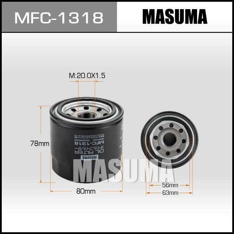 MASUMA масляный фильтр MFC-1318 - ForteMarket MASUMA масляный фильтр MFC-1318 купить,2464