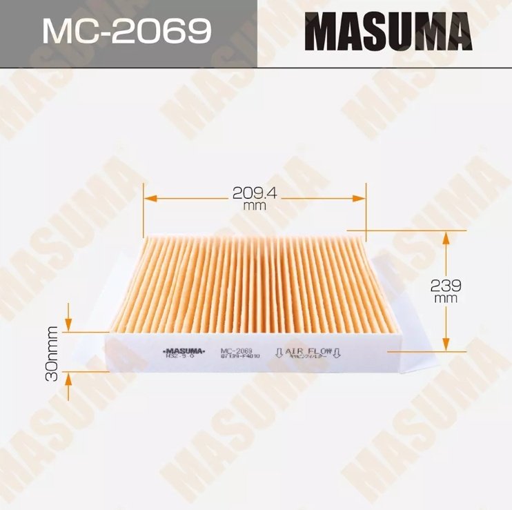MASUMA салонный фильтр MC-2069 купить,9599