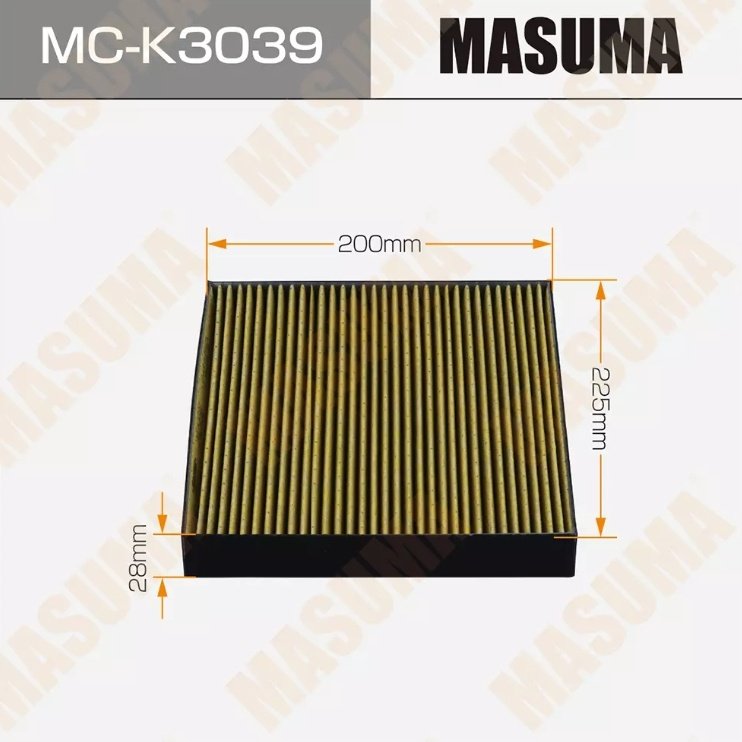 MASUMA салонный фильтр MC-K3039 купить,6156