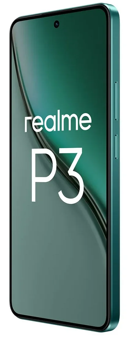 Смартфон Realme P3 8 ГБ/256 ГБ зеленый + подарок купить,NaN
