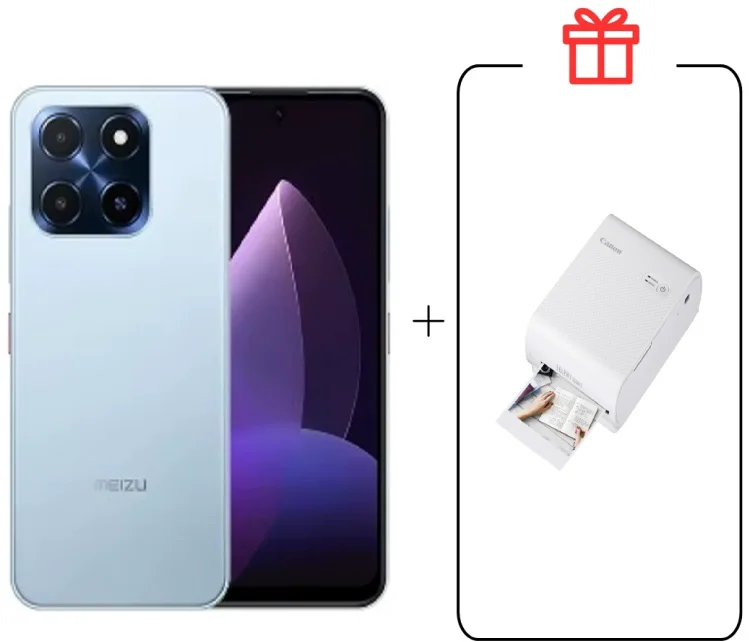 Смартфон Meizu MBLU 22 4/128GB синий + подарок купить,NaN