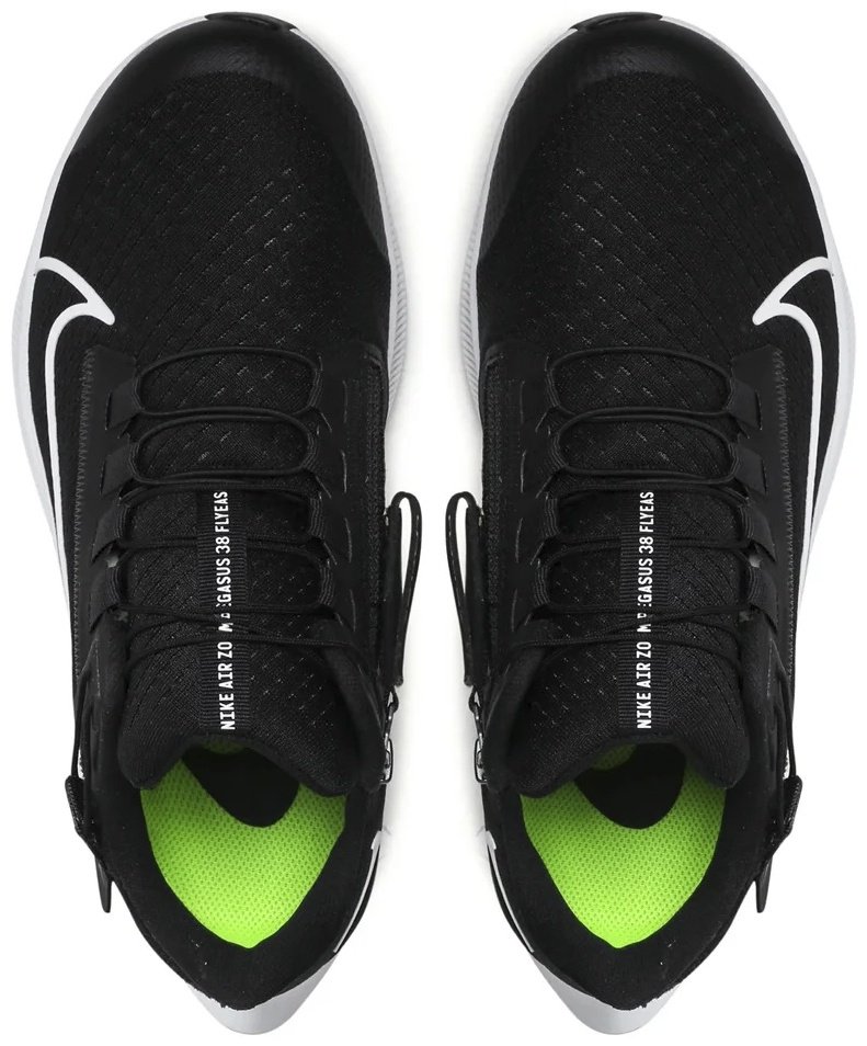 Кроссовки Nike AIR ZOOM PEGASUS 38 FLYEASE 4E черный купить,NaN