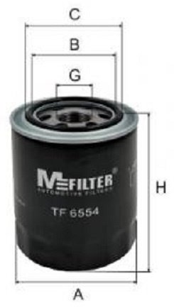 MFilter масляный фильтр TF6554 купить,3629