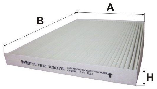 MFilter салонный фильтр K 9076 купить,7999