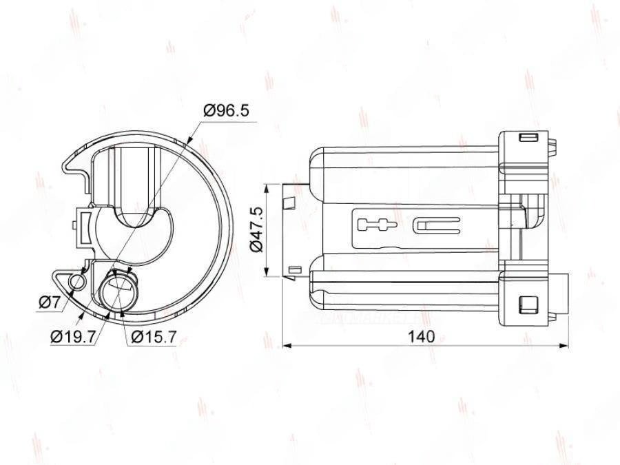 Japanparts топливный фильт FC319S купить,4745