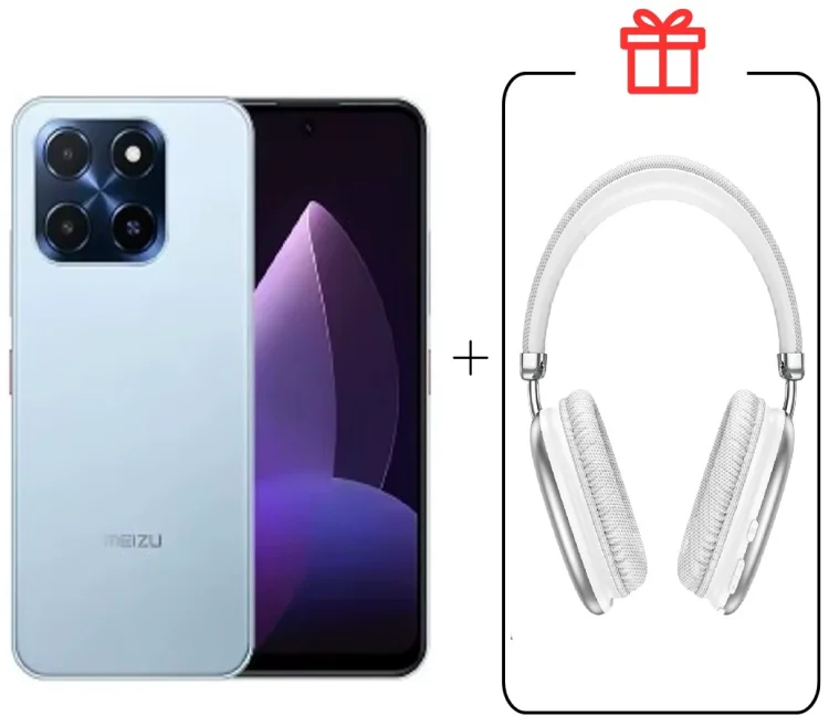 Смартфон Meizu MBLU 22 4/128GB синий + подарок купить,NaN
