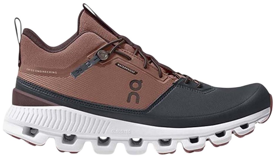 Кроссовки ON Cloud Hi Waterproof 1 бордовый, черный