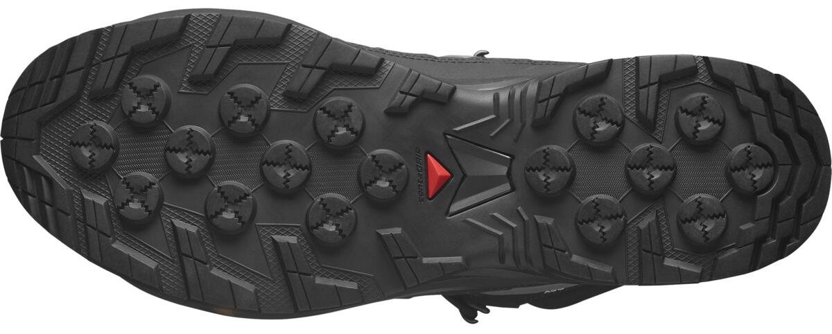 Треккинговые ботинки Salomon черный, темно-синий купить,NaN