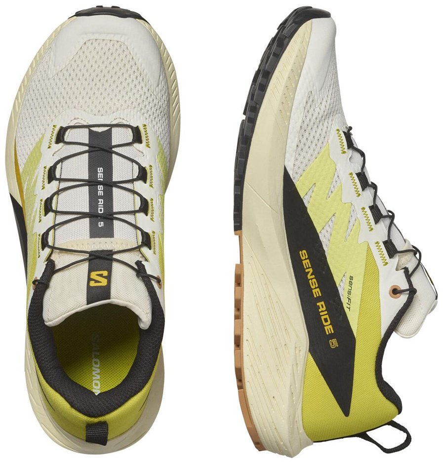 Кроссовки Salomon Sense Ride 5 бежевый, желтый