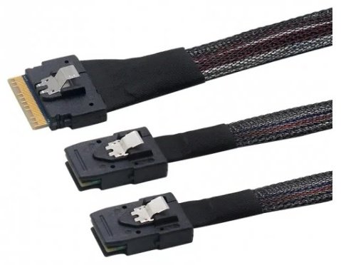 Кабель HP Slimline SAS - SATA P55467-B21 купить,NaN