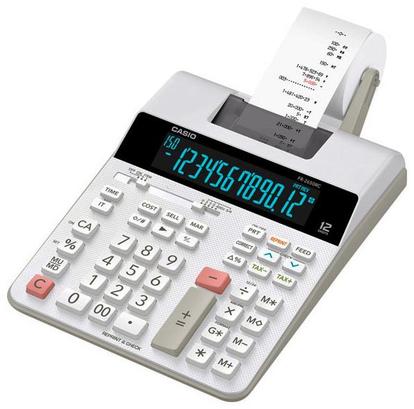 CASIO CASIO FR-2650RC-W-EC, 12-разрядный, белый