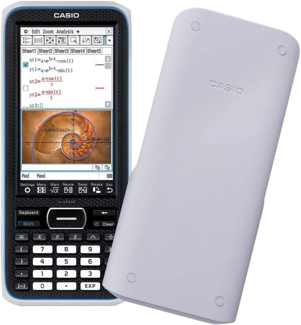 CASIO FX-CP400-WA-EH, 10+3-разрядный, черный, серый