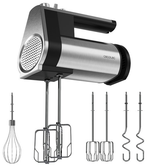 Миксер Cecotec PowerTwist 500 Full Steel черный