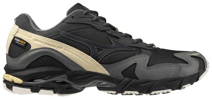 Кроссовки Mizuno Wave Rider 10 Cordura темно-серый, молочный купить,99900