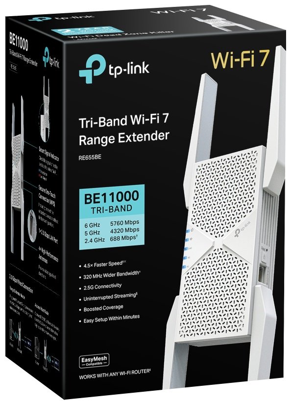Усилитель интернет-сигнала TP-LINK RE655BE купить,NaN