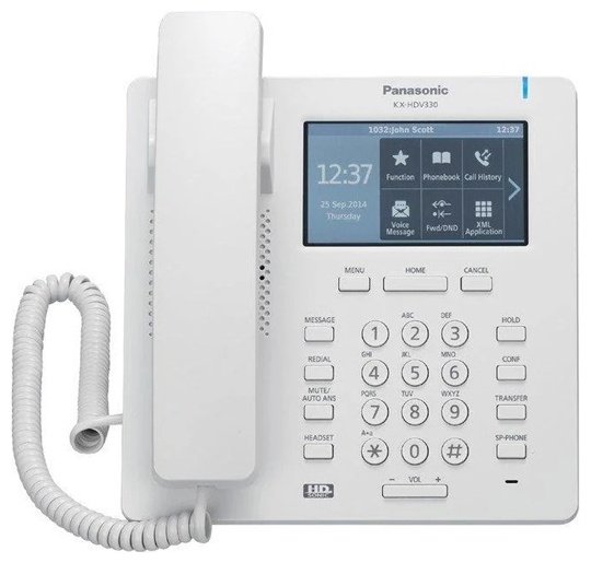 Проводной телефон Panasonic KX-HDV330RU белый - ForteMarket Проводной телефон Panasonic KX-HDV330RU белый купить,151401