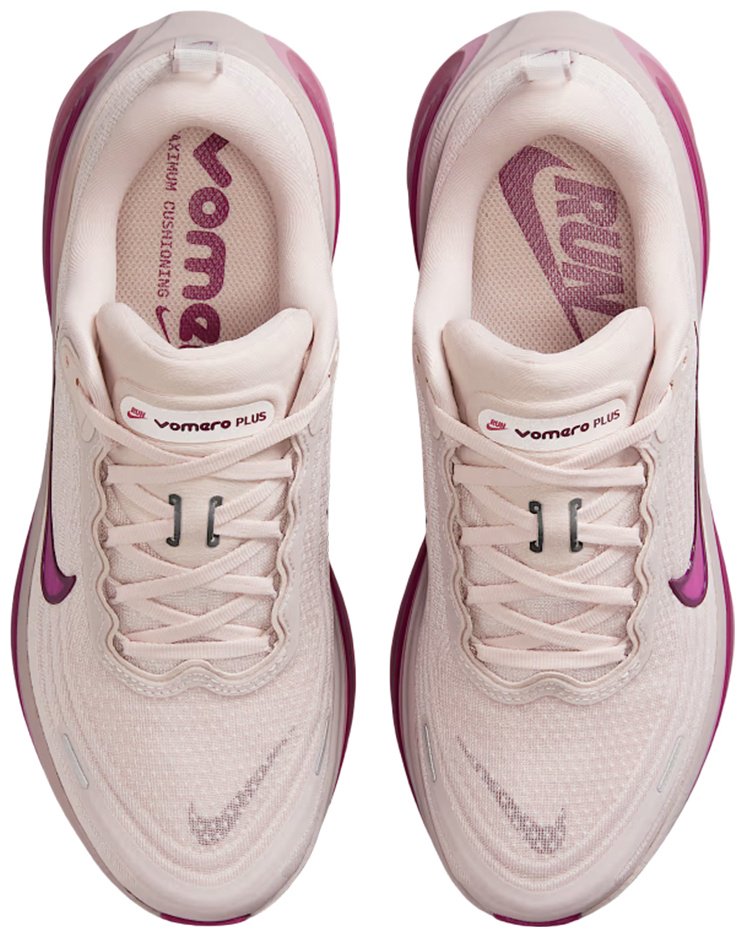 Кроссовки Nike Vomero plus бежевый, сиреневый