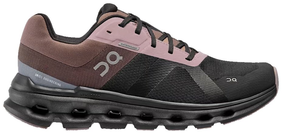 Кроссовки ON Cloudrunner Waterproof 1 бордовый, черный купить,NaN