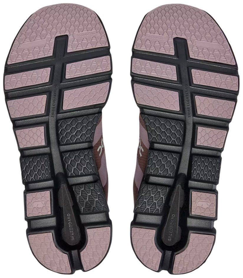 Кроссовки ON Cloudrunner Waterproof 1 бордовый, черный купить,NaN