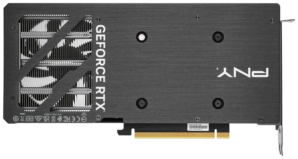 Видеокарта PNY GeForce RTX 4070 SUPER Verto OC VCG4070S12DFXPB1-O 12 Гб купить,NaN