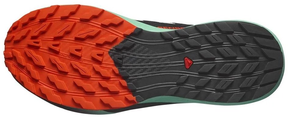 Кроссовки Salomon Sense ride 5 зеленый, черный купить,NaN