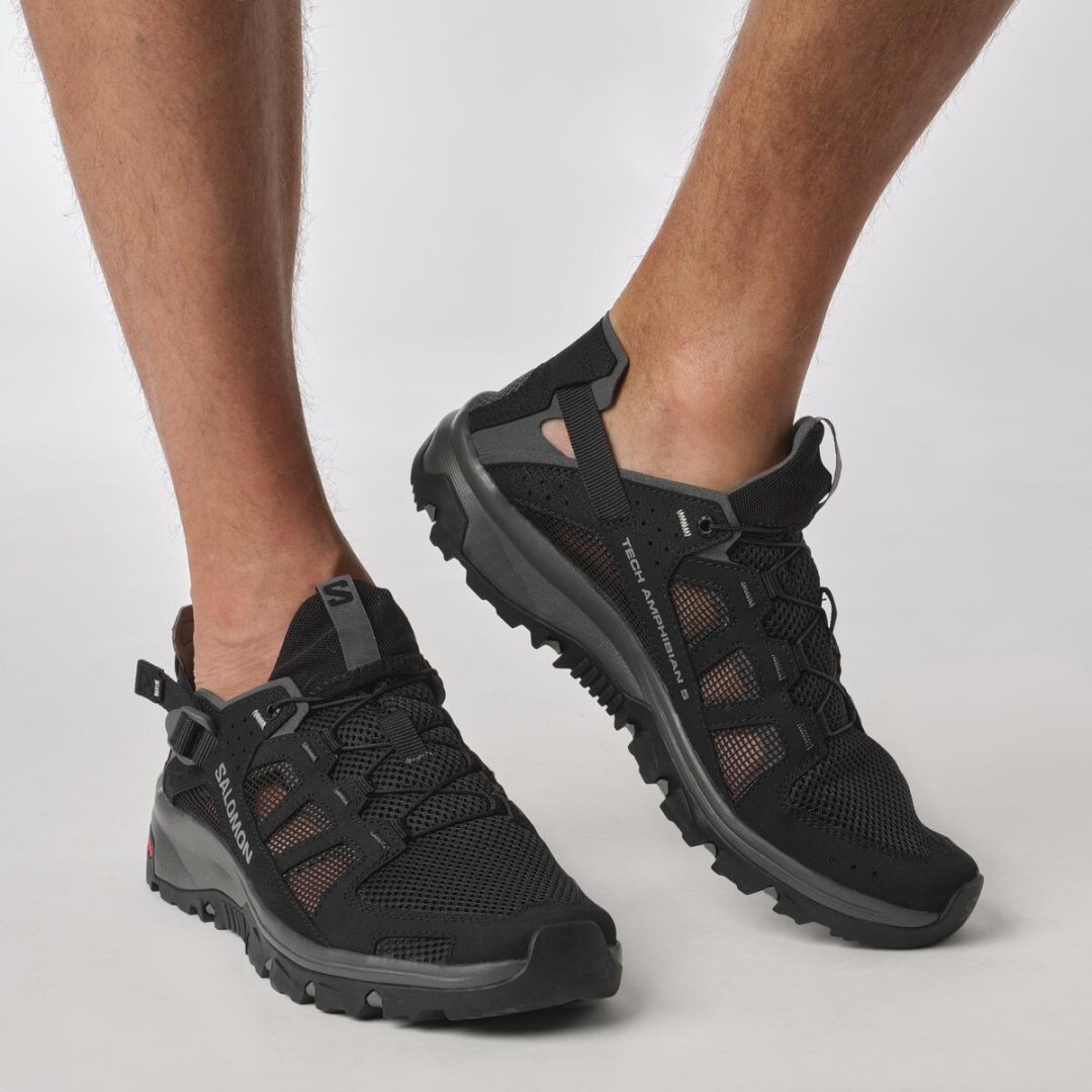 Кроссовки Salomon Techamphibian 5 черный купить,64900