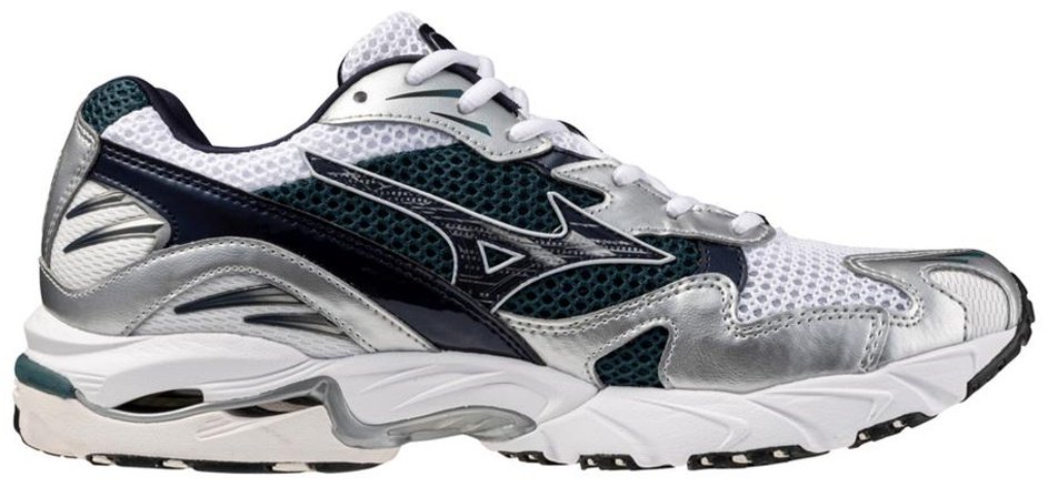 Кроссовки Mizuno Wave Rider 10 серебристый, серый