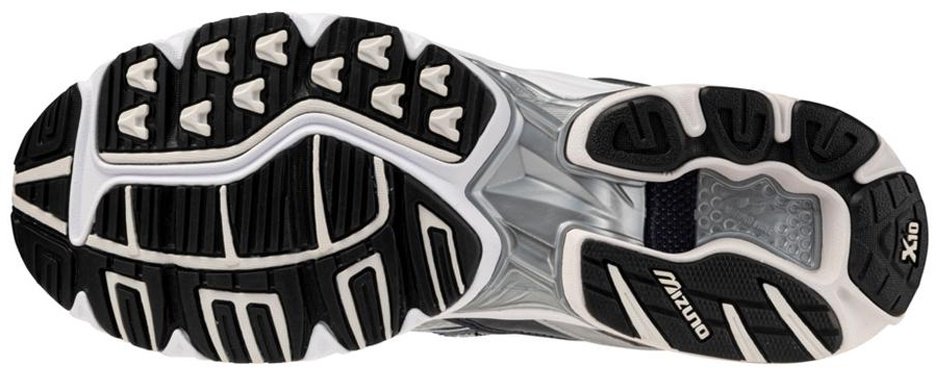 Кроссовки Mizuno Wave Rider 10 серебристый, серый