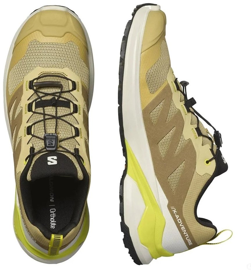Кроссовки Salomon X-Adventure желтый купить,NaN