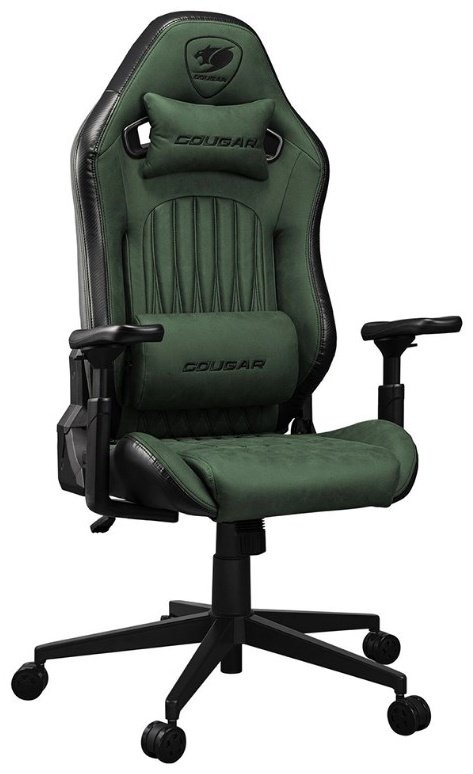 Игровое кресло COUGAR Explore 3MEAFGEB.0001, темно-зеленый