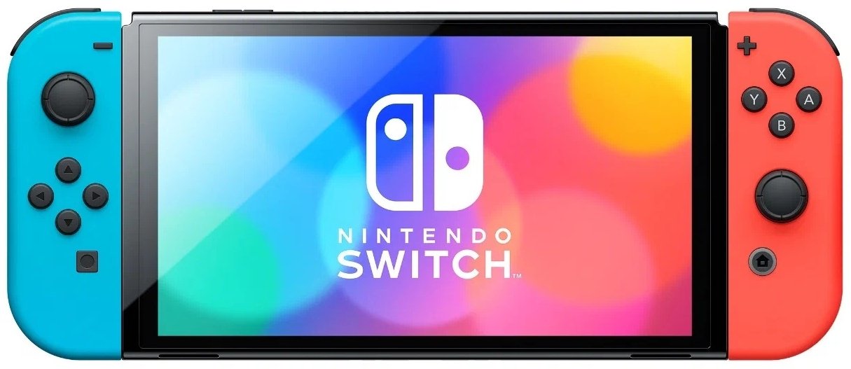 Игровая приставка Nintendo Switch OLED красный-синий купить,NaN