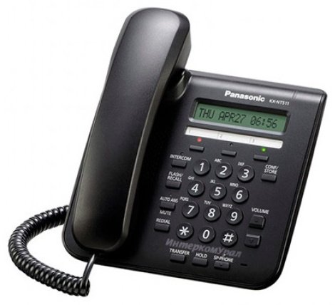 Проводной телефон Panasonic KX-NT511ARU-B черный купить,87711