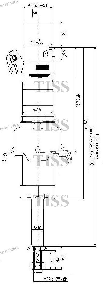 Амортизатор JD Амортизатор Подвески JAS0297 купить,17240
