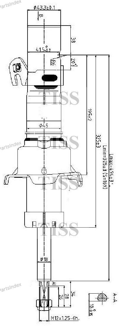Амортизатор JD Амортизатор Подвески JAS0298 купить,17320