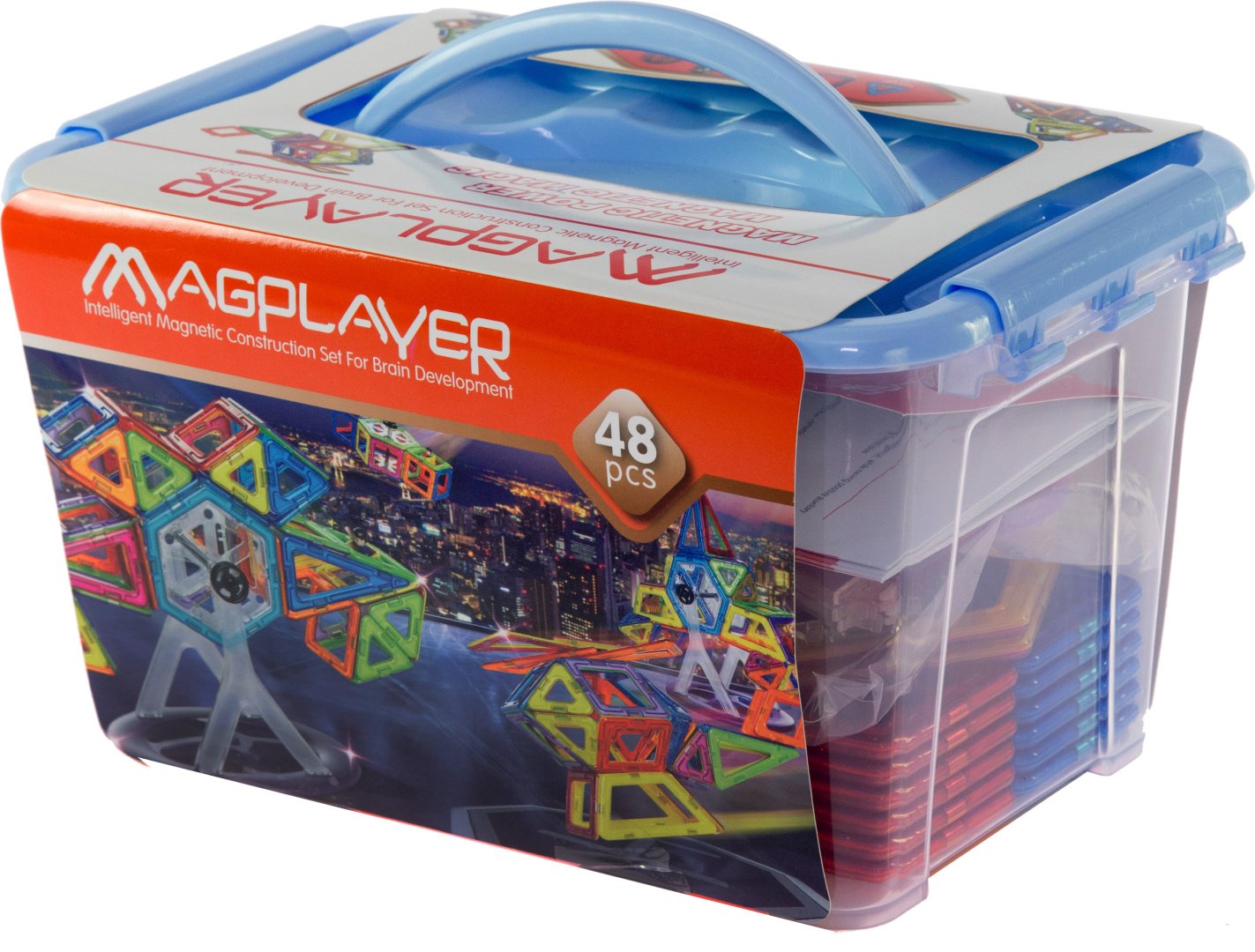 Конструктор Magplayer фигуры MPT-48, деталей 48 шт купить,NaN