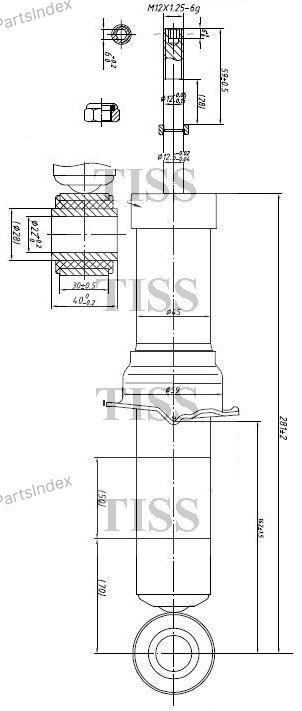 Амортизатор JD Амортизатор Подвески JAA0037 купить,11880