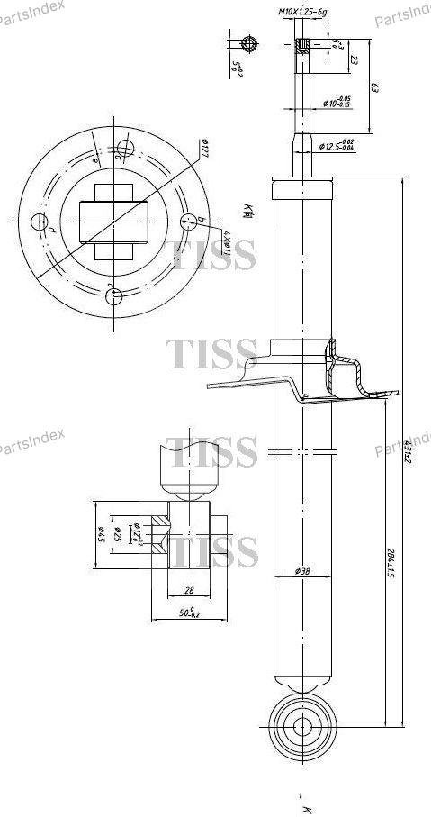 Амортизатор JD Амортизатор Подвески JAA0151 купить,13160