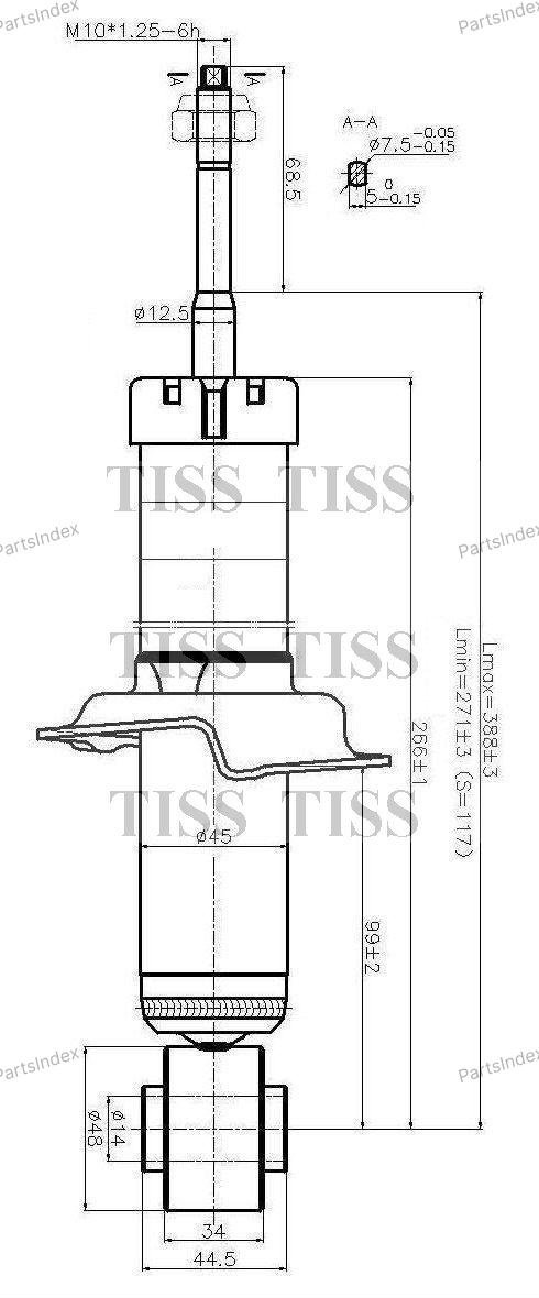 Амортизатор JD Амортизатор Подвески JAA0215 купить,12940