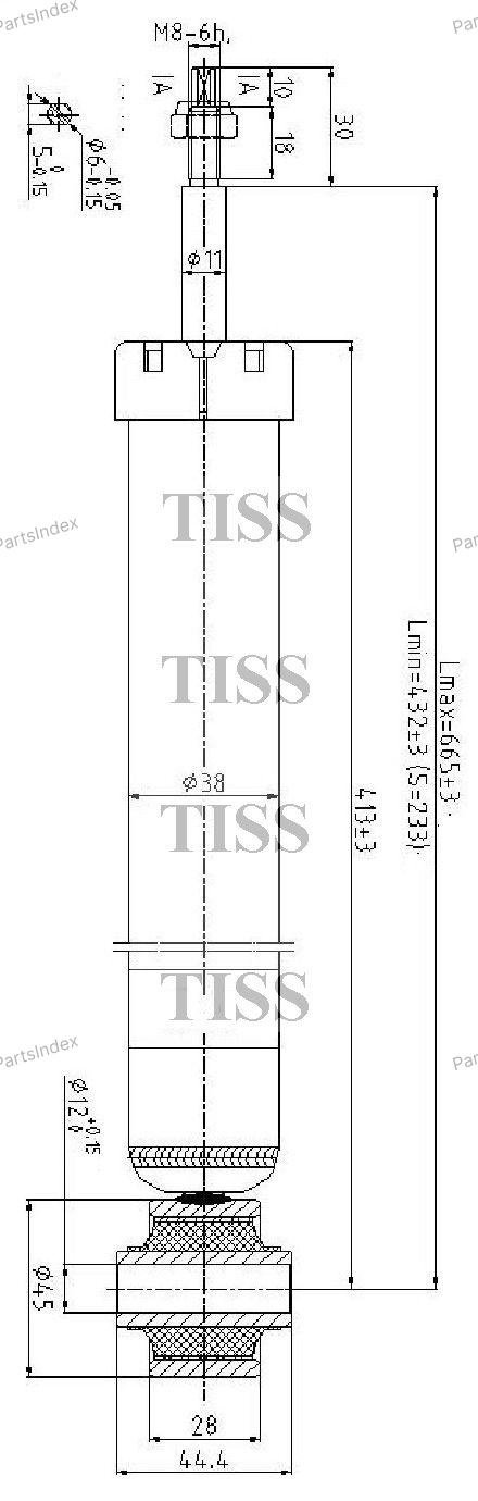 Амортизатор JD Амортизатор Подвески JAA0245 купить,9126
