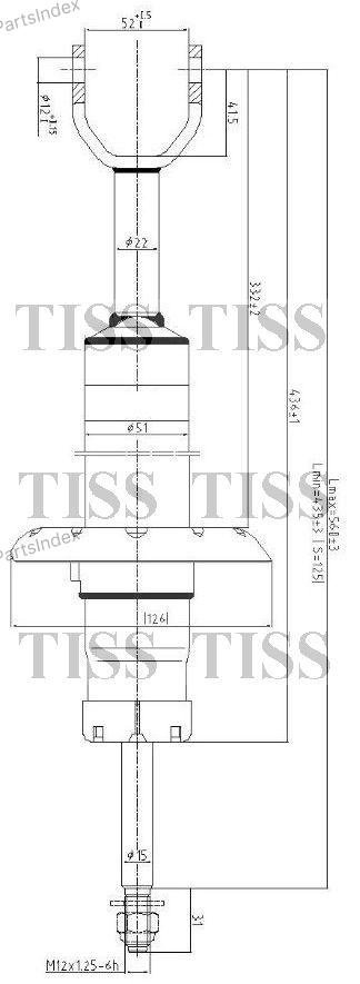 Амортизатор JD передний JAA0252 1 шт купить,13840