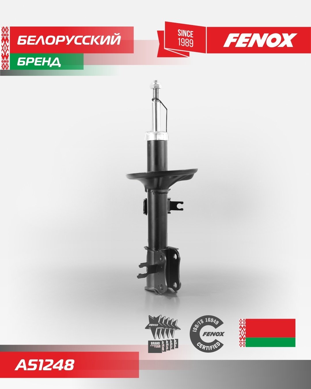 Амортизатор FENOX передний A51248 1 шт купить,28300
