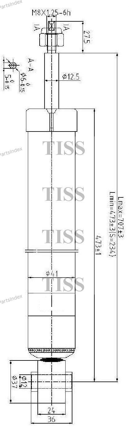 Амортизатор JD Амортизатор Подвески JAA0244 купить,9645